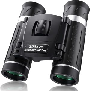 200x25 Compact Binoculars for Adults and Kids