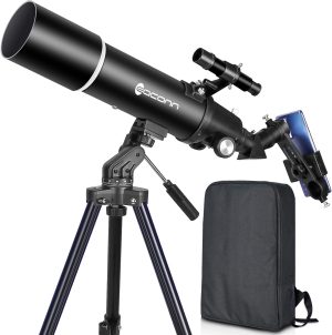 Telescopes for Adults Astronomy. 80mm Aperture 600mm Refractor Telescope